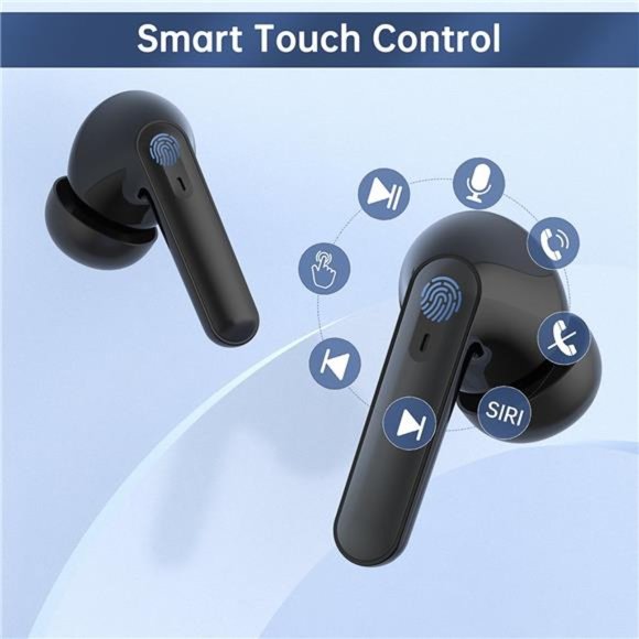 Wireless Earbuds, Bluetooth 5.1 Headphone 30Hrs Playtime - Picture 2 of 8